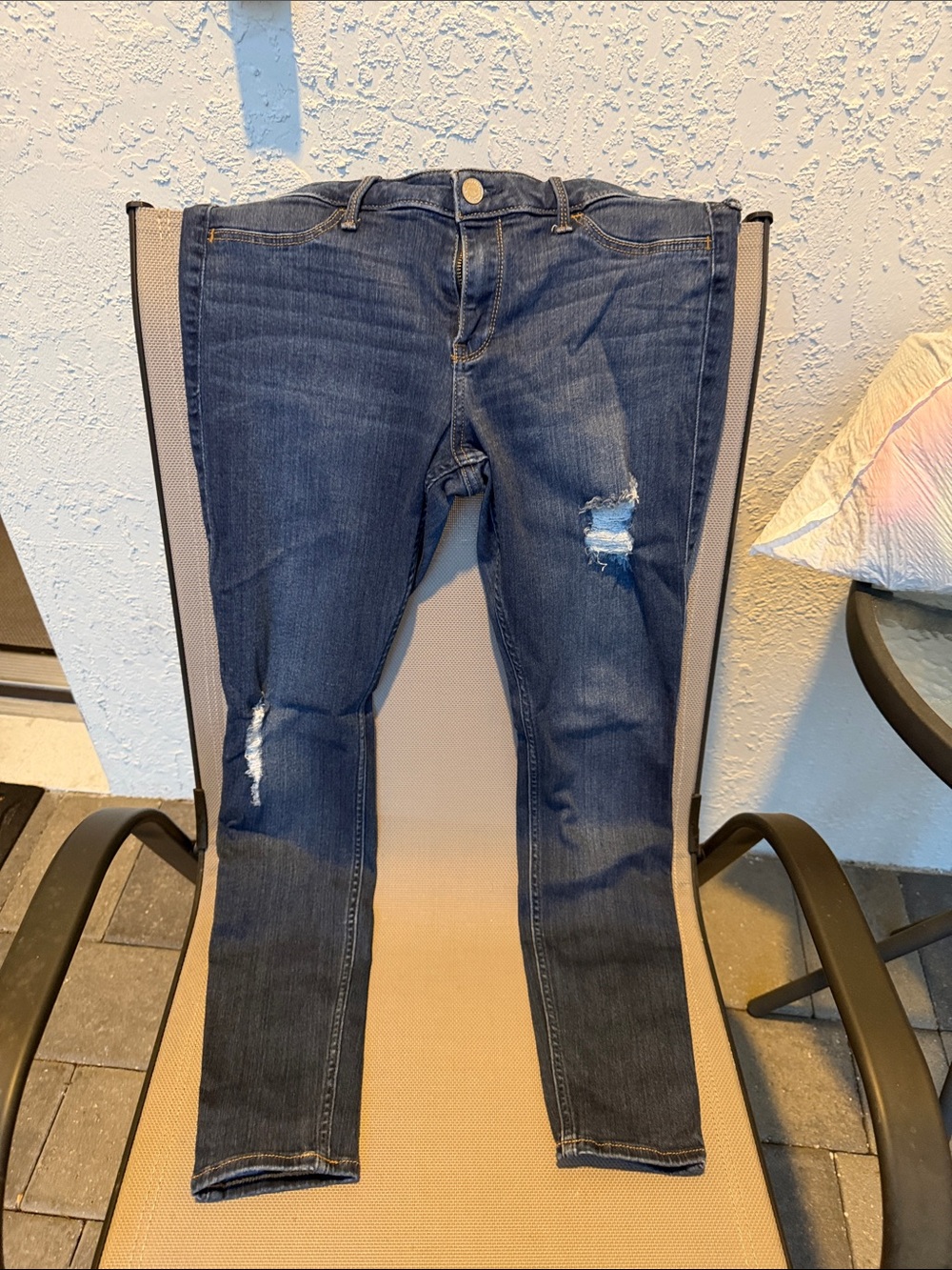 Hollister Indigo Ripped Skinny Jeans